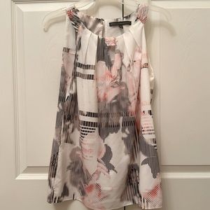 pattern blouse from white house black market